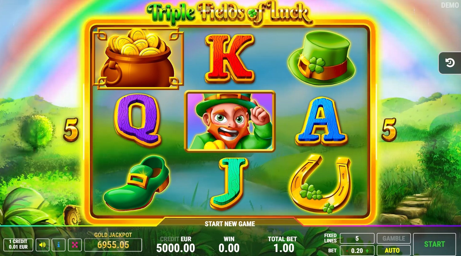 Triple Fields of Luck Slot Gameplay