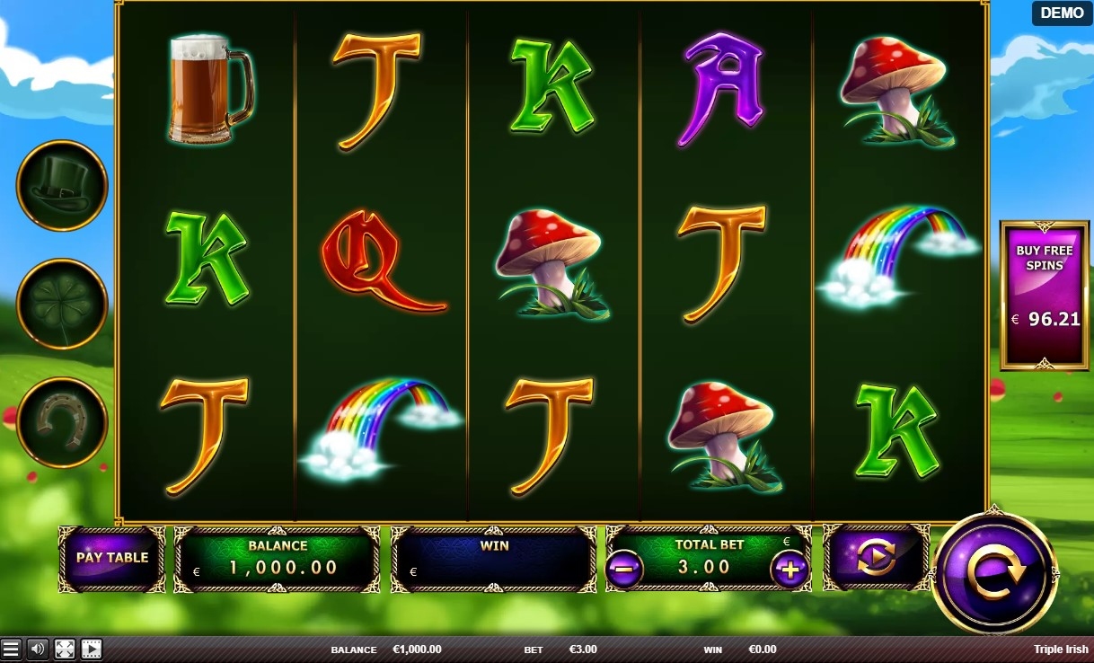 Triple Irish Slot Gameplay