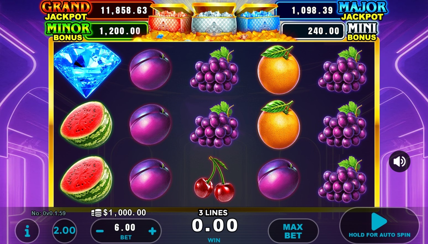 Triple Jewels Slot Gameplay