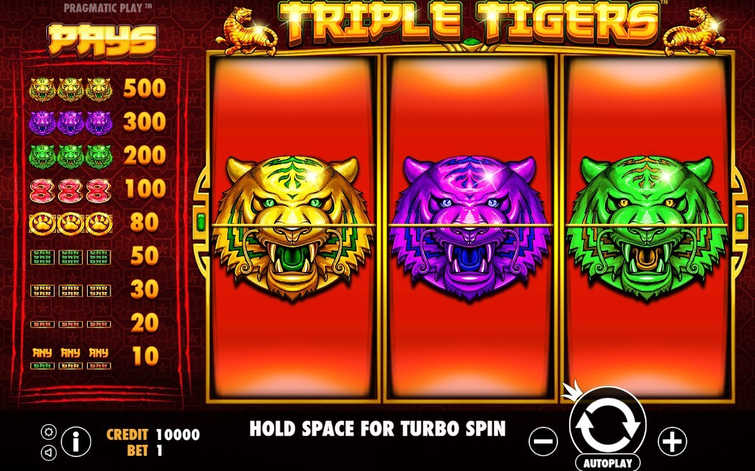 Triple Tigers Slot Gameplay