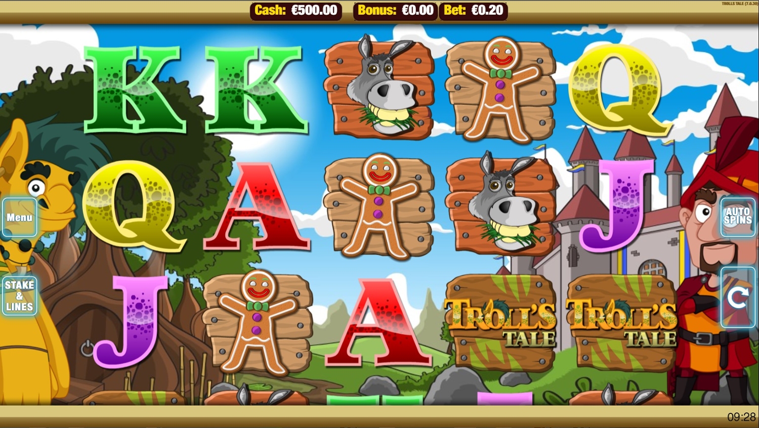 Trolls Tale Slot Gameplay