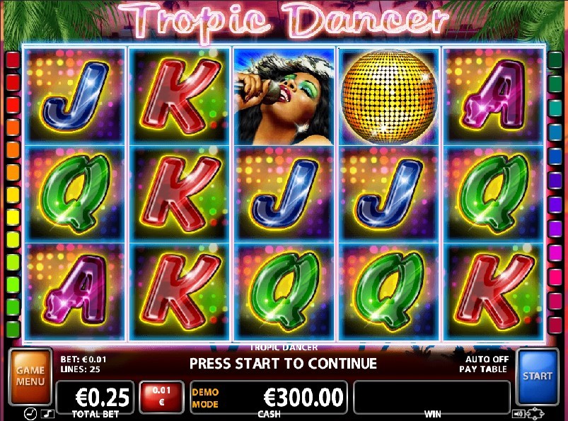 Tropic Dancer Slot Gameplay