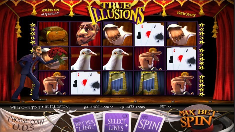 True Illusions Slot Gameplay