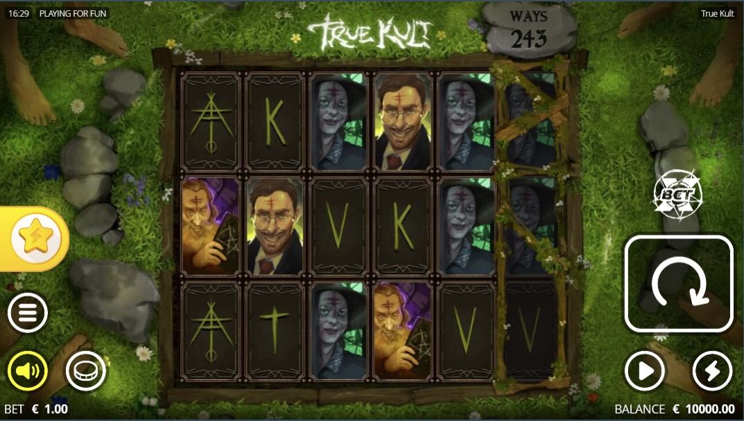 True Kult Slot Gameplay