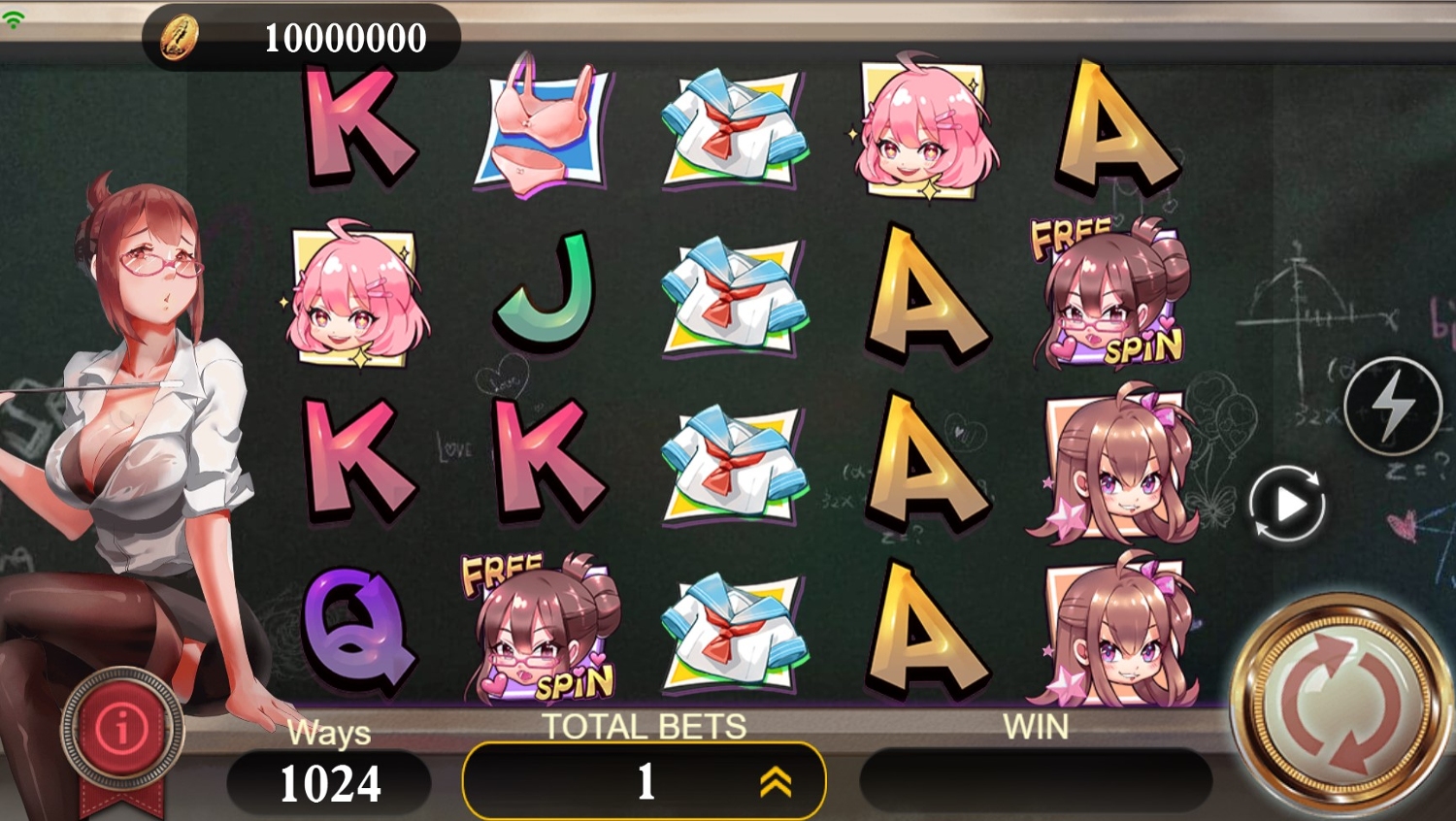 True Love Campus Slot Gameplay