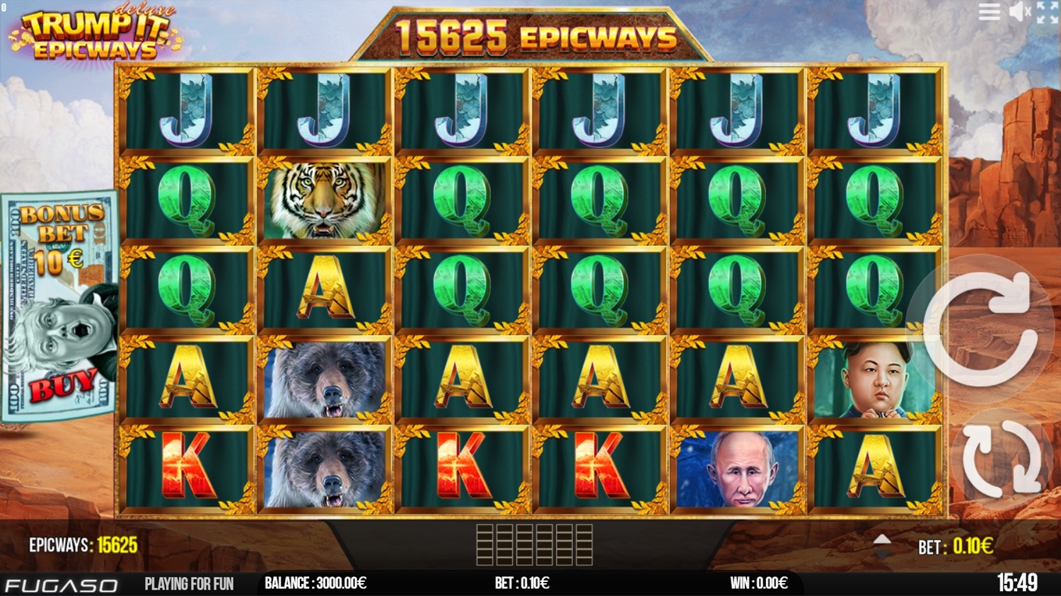 Trump It Epicways Slot Gameplay