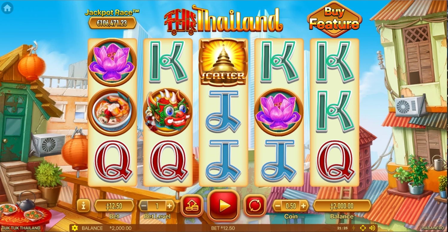 Tuk Tuk Thailand Slot Gameplay