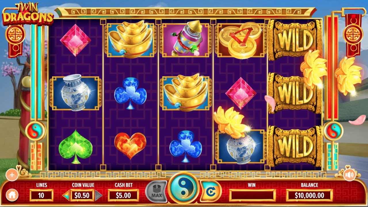 Twin Dragons Slot Gameplay