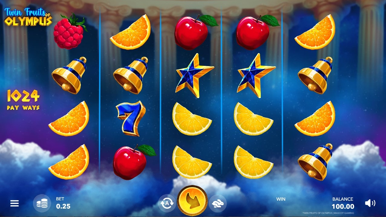Twin Fruits of Olympus Slot Gameplay