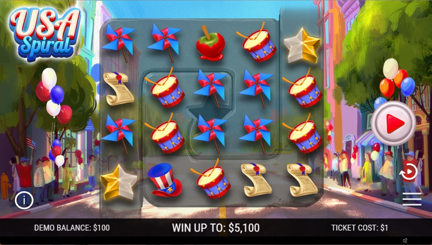 USA Parade Slot Gameplay