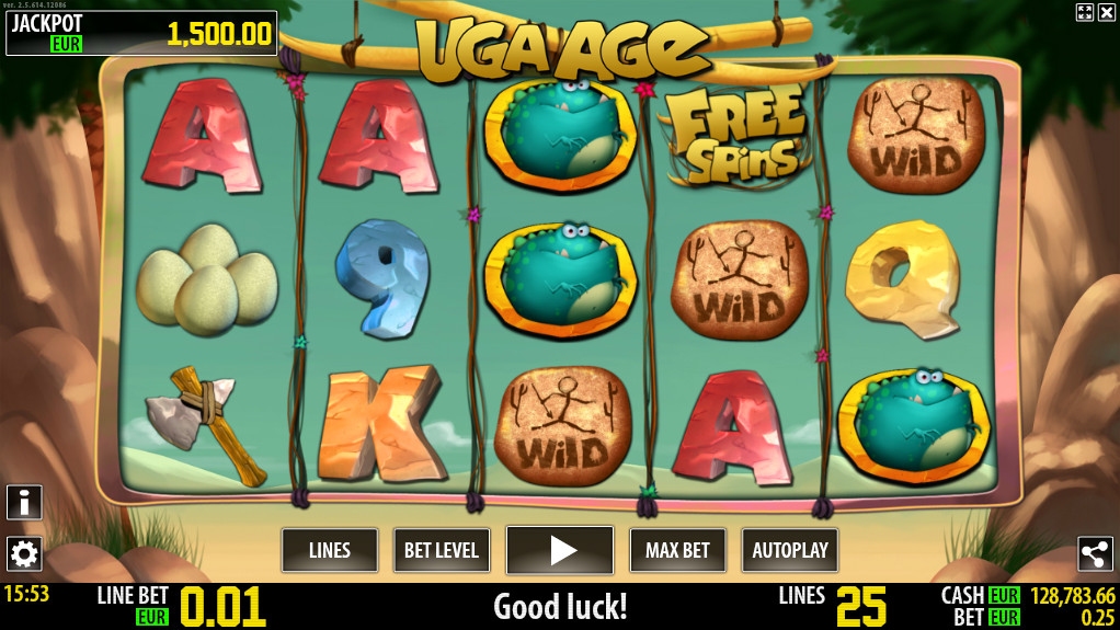 Uga Age Slot Gameplay