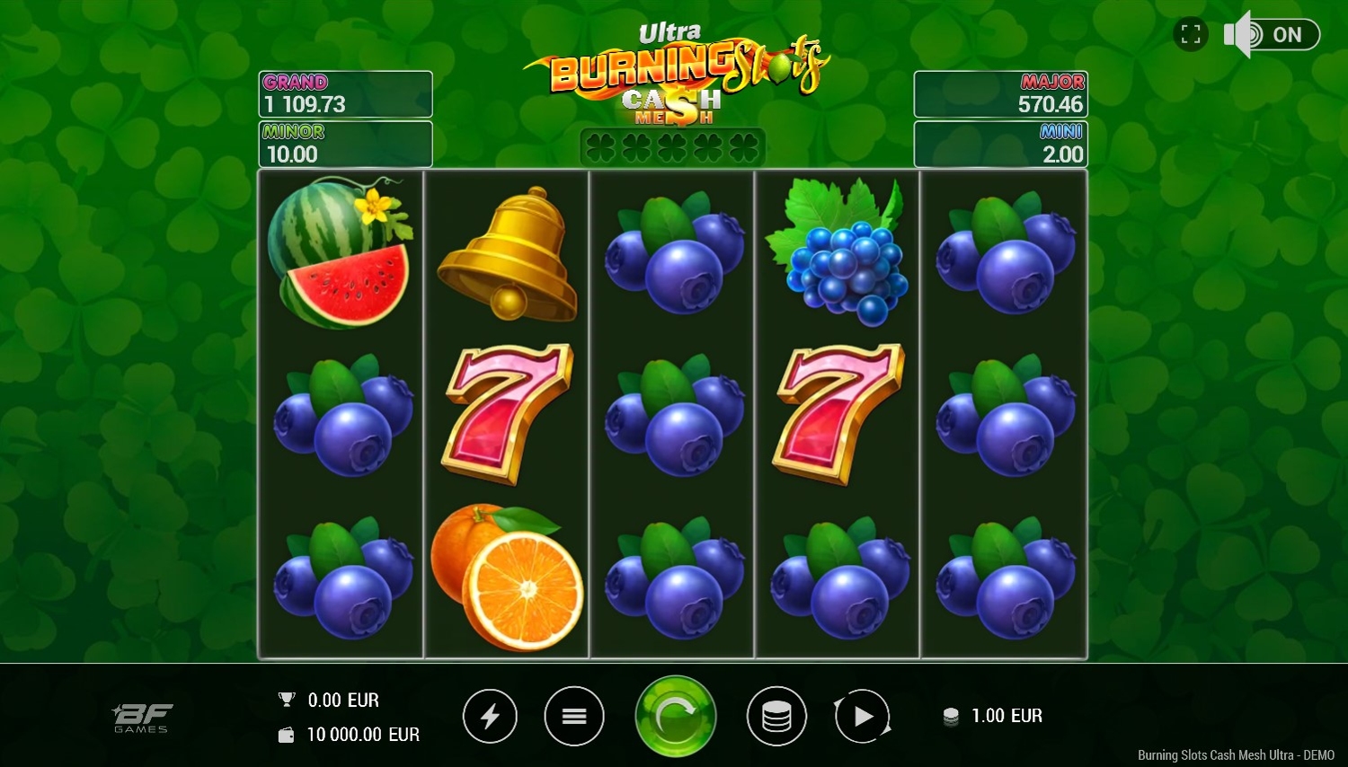 Ultra Burning Slots Cash Mesh Slot Gameplay