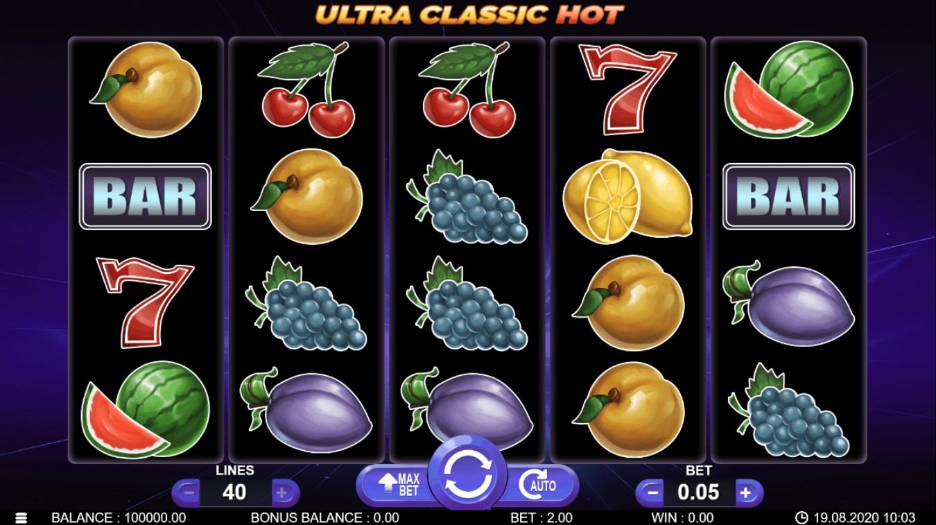Ultra Classic Hot Slot Gameplay