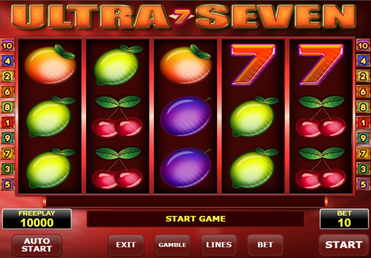 Ultra Seven Slot Gameplay