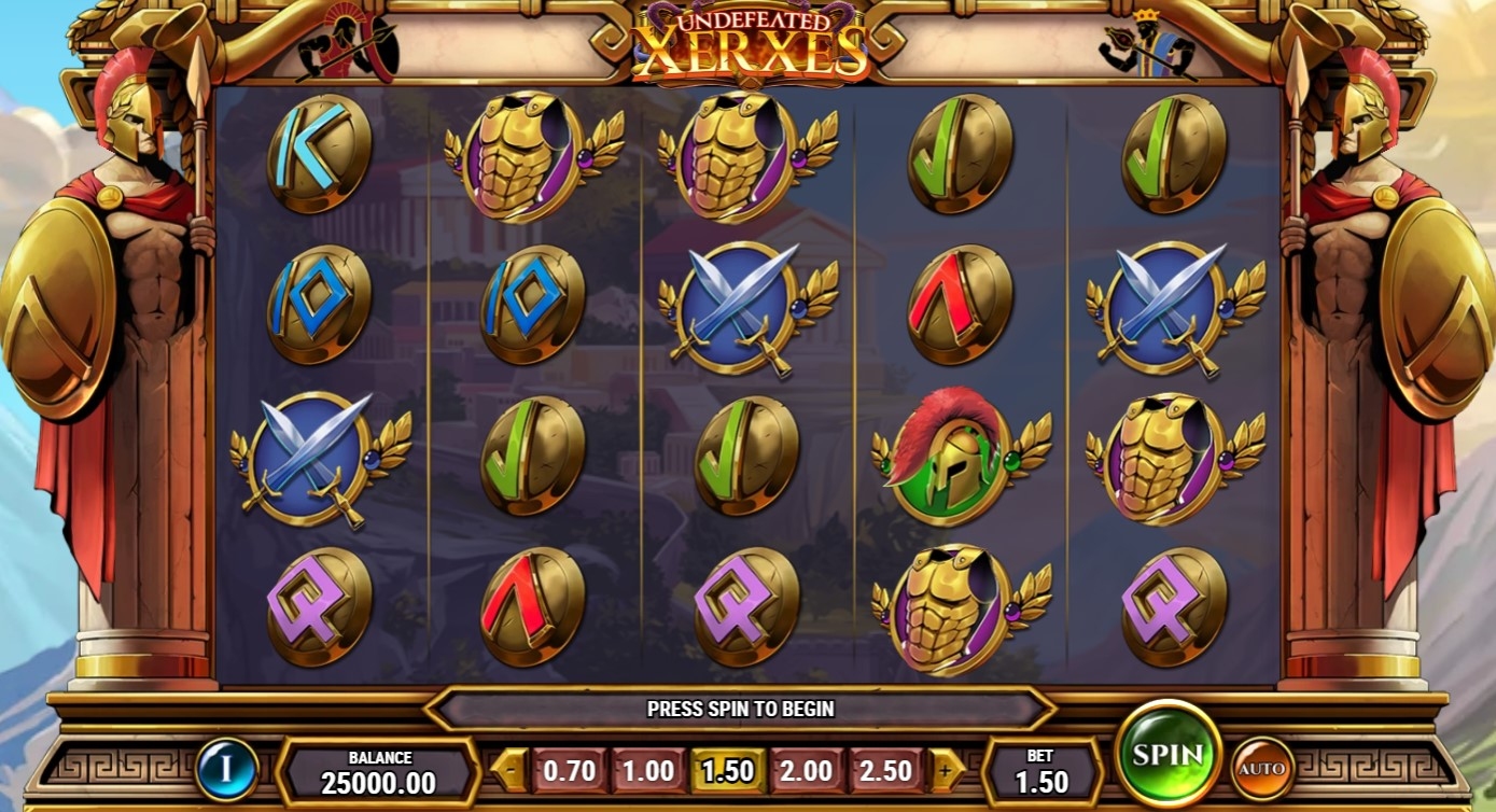 Undefeated Xerxes Slot Gameplay