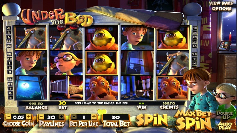 Under the Bed Slot Gameplay