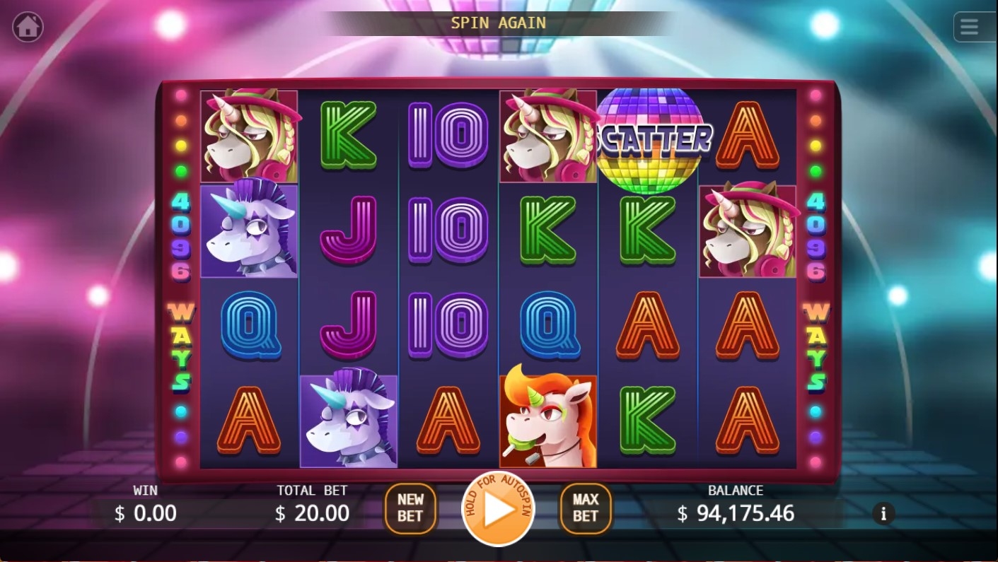 Unicorn Party Slot Gameplay