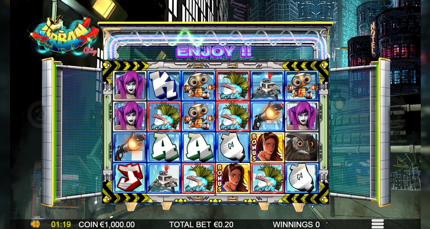 Urban City Slot Gameplay