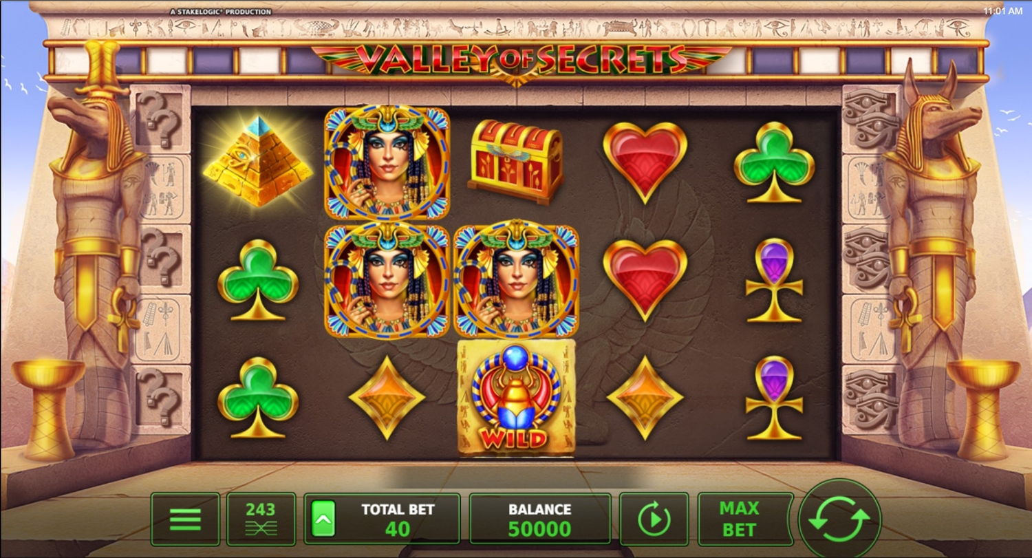 Valley of Secrets Slot Gameplay