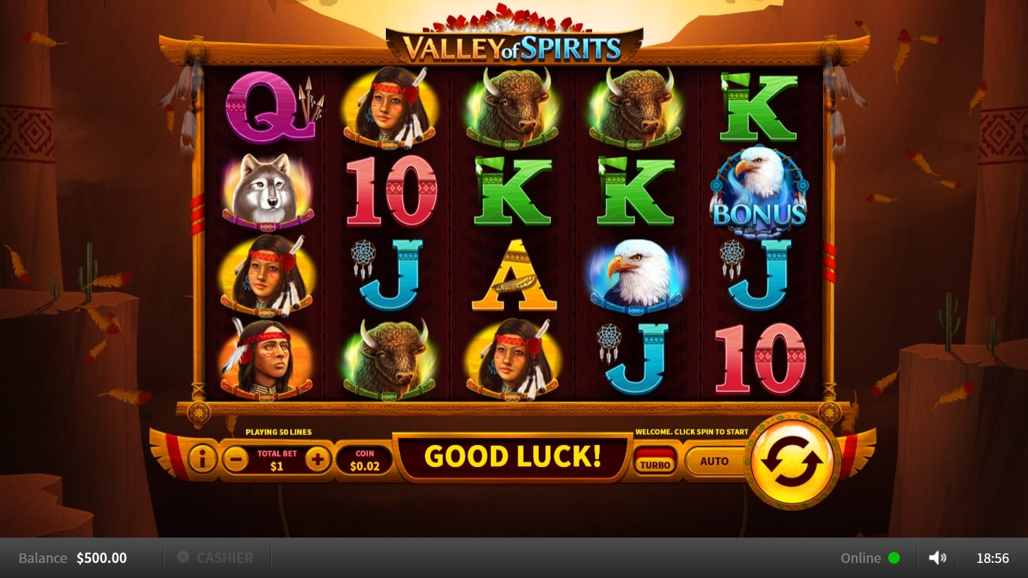 Valley of Spirits Slot Gameplay