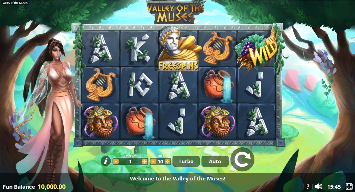 Valley of the Muses Slot Gameplay