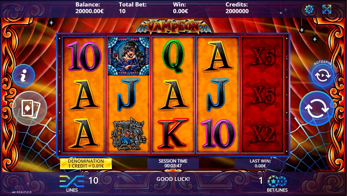 Vampeon Slot Gameplay