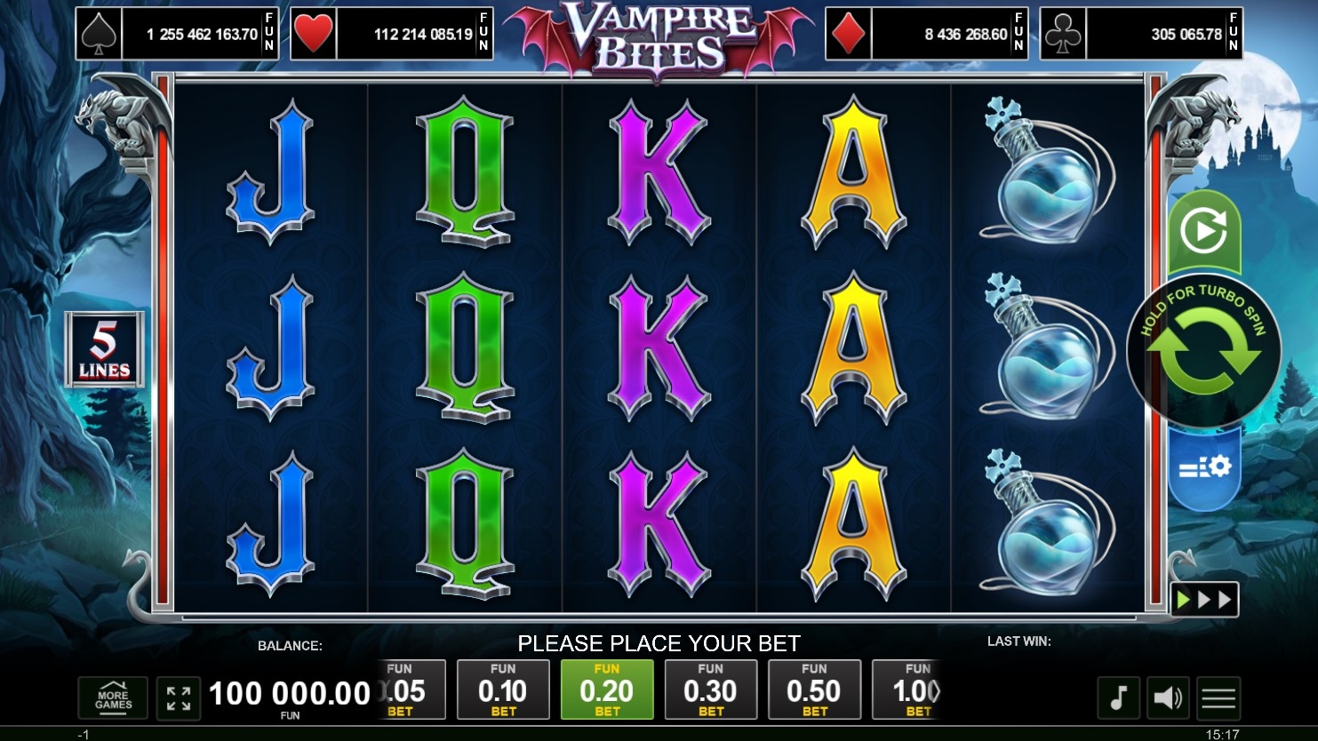 Vampire Bites Slot Gameplay