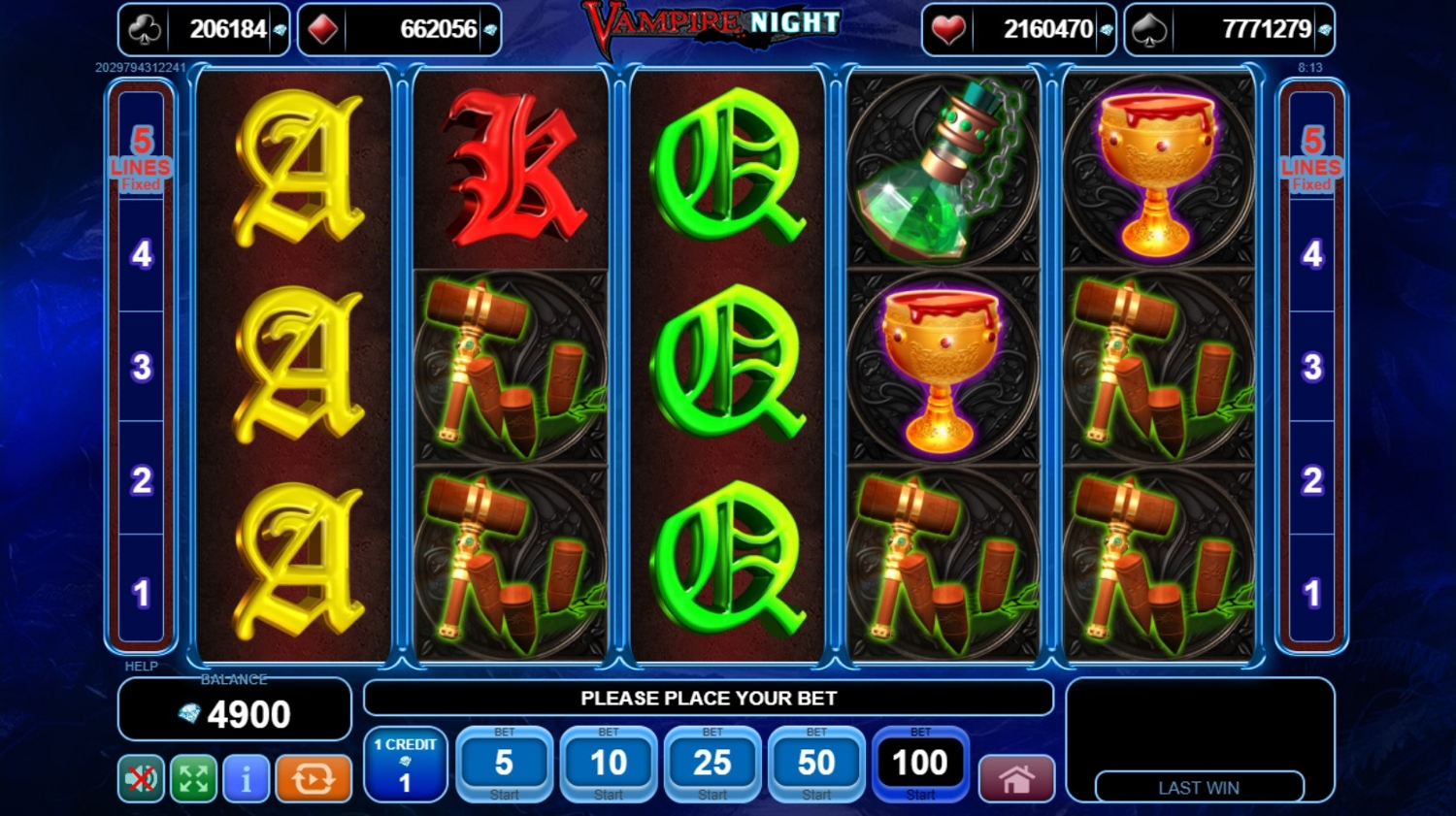 Vampire Night Slot Gameplay