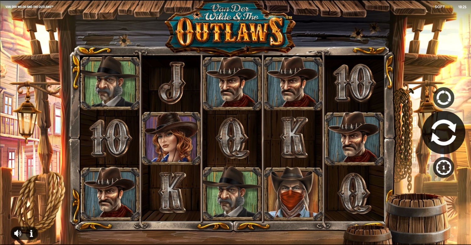 Van Der Wilde and the Outlaws Slot Gameplay