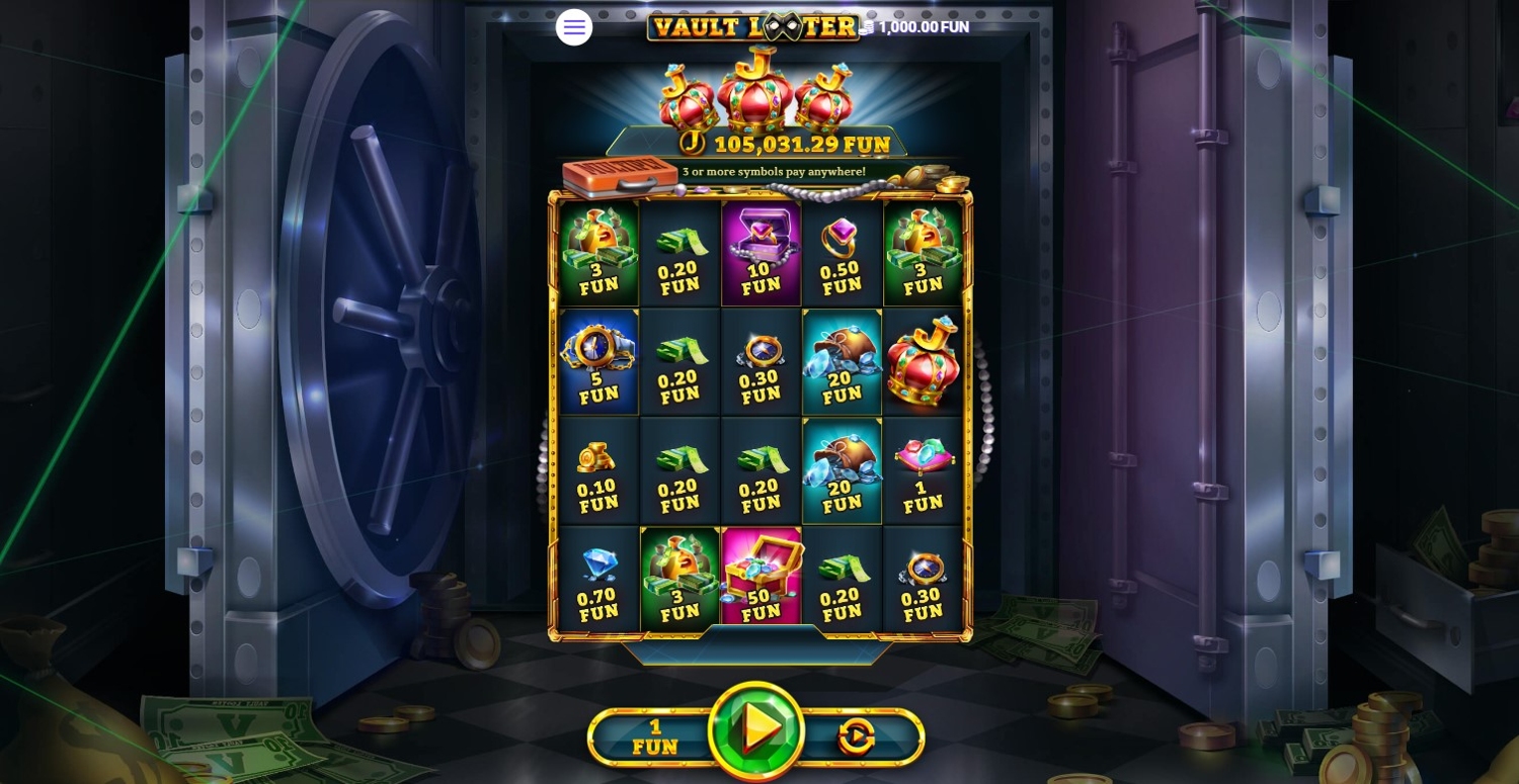 Vault Looter Slot Gameplay