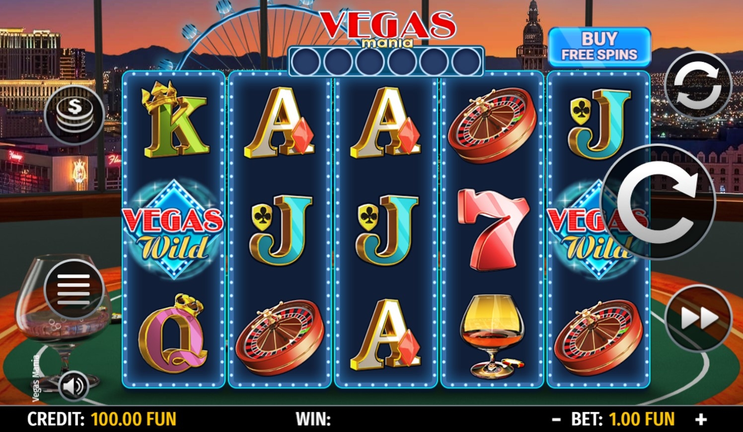 Vegas Mania Slot Gameplay
