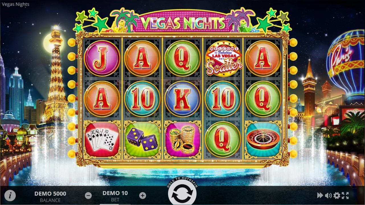 Vegas Nights Slot Gameplay