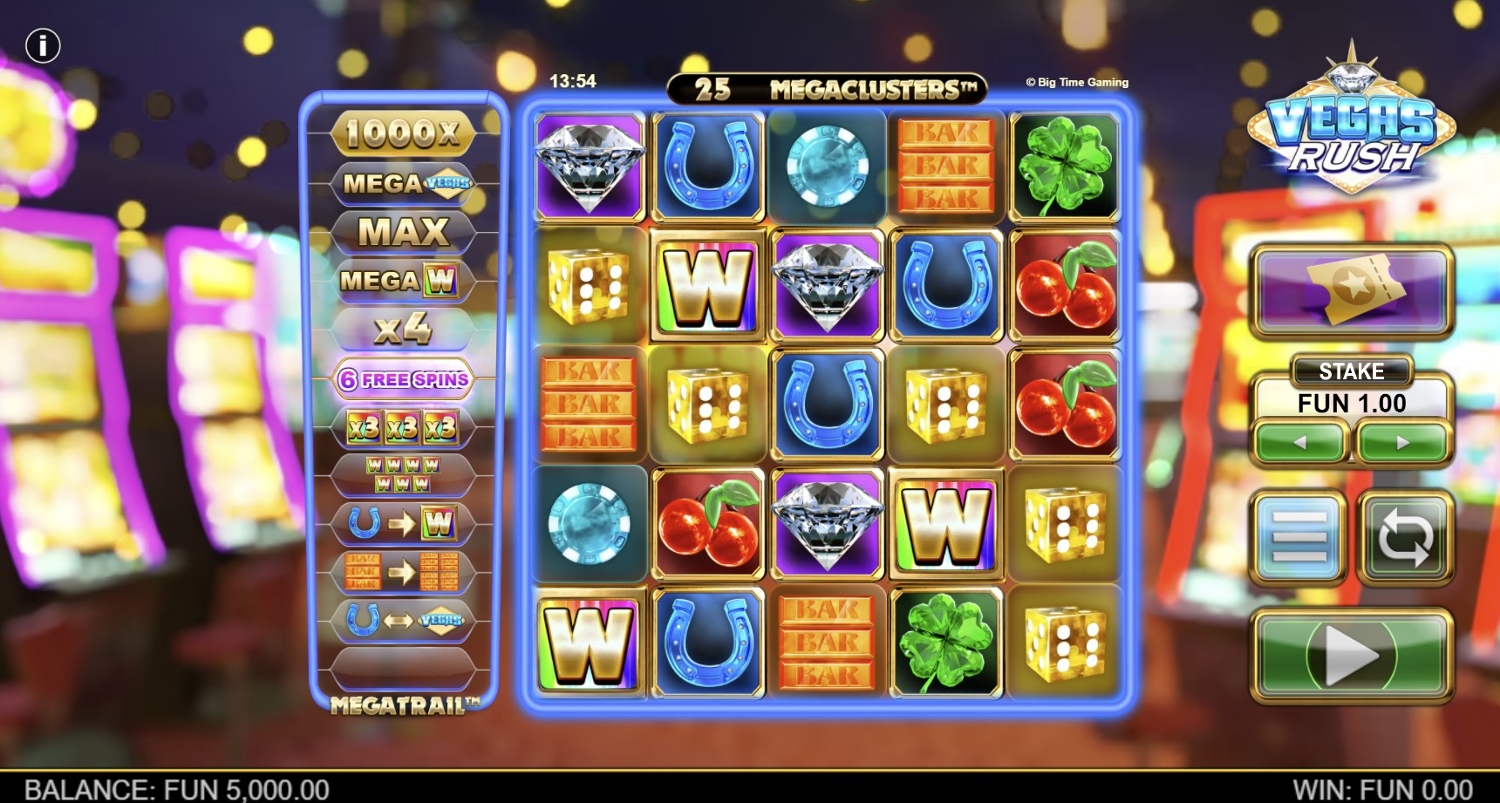 Vegas Rush Slot Gameplay