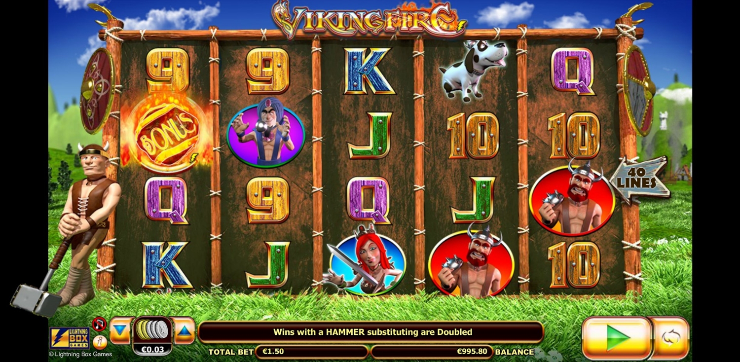 Viking Fire Slot Gameplay