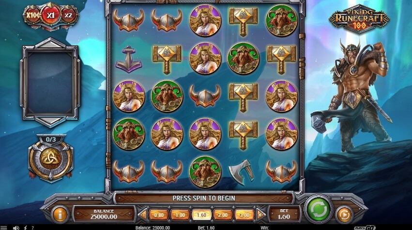 Viking Runecraft 100 Slot Gameplay