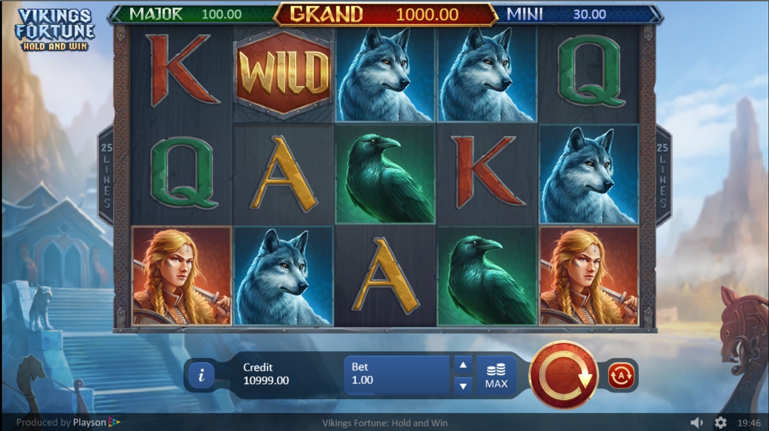 Vikings Fortune Hold and Win Slot Gameplay