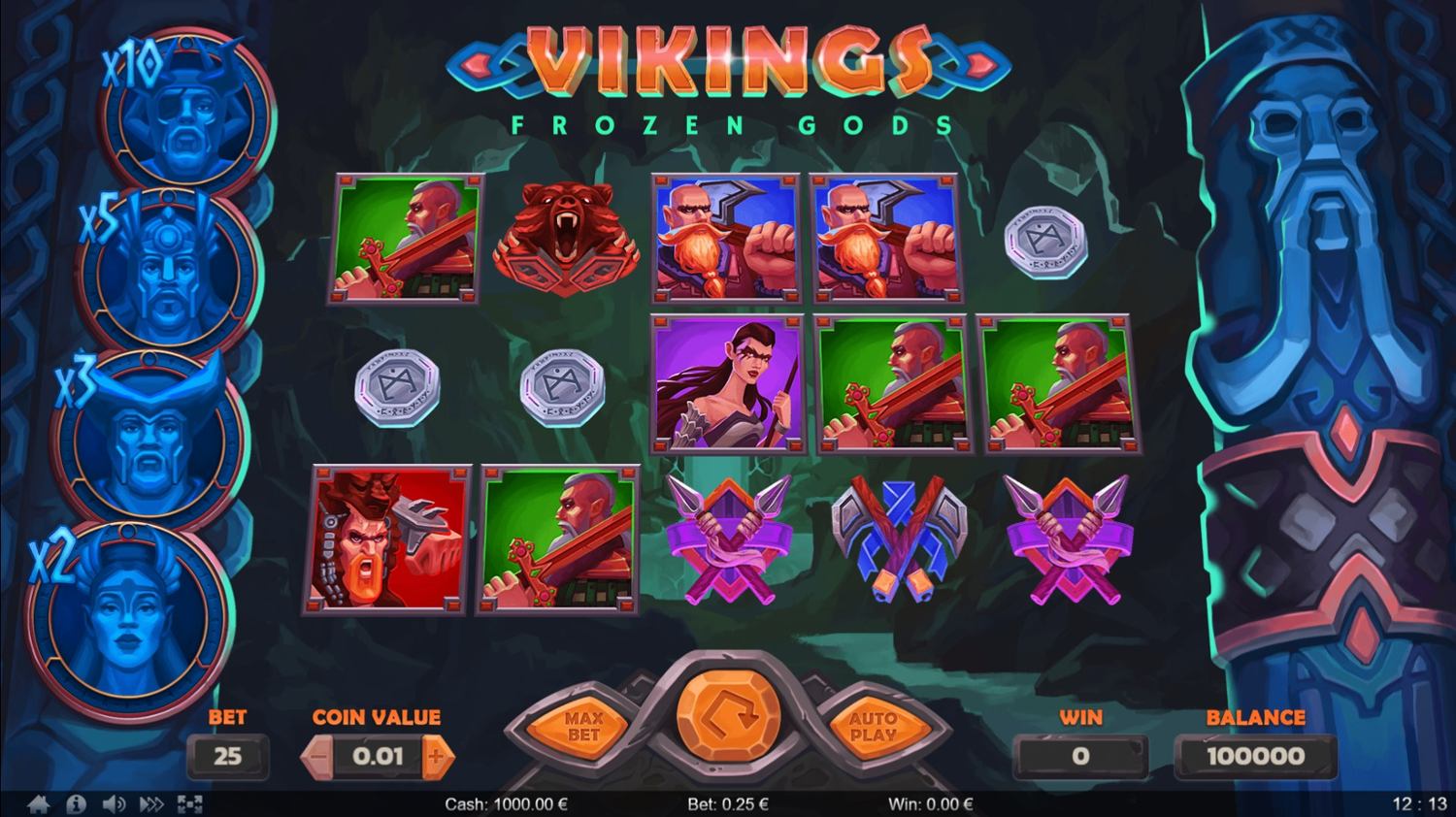 Vikings: Frozen Gods Slot Gameplay