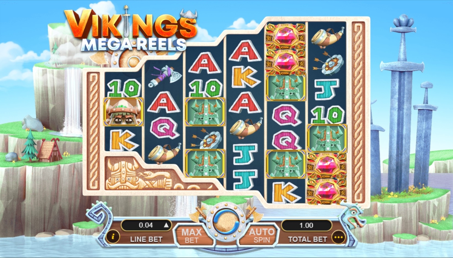 Vikings: Mega Reels Slot Gameplay