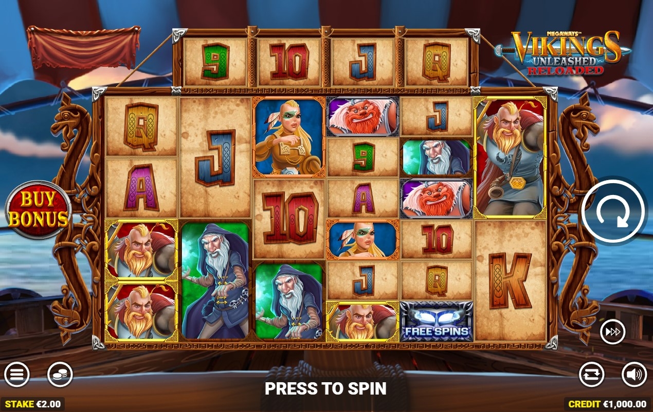 Vikings Unleashed Reloaded Slot Gameplay