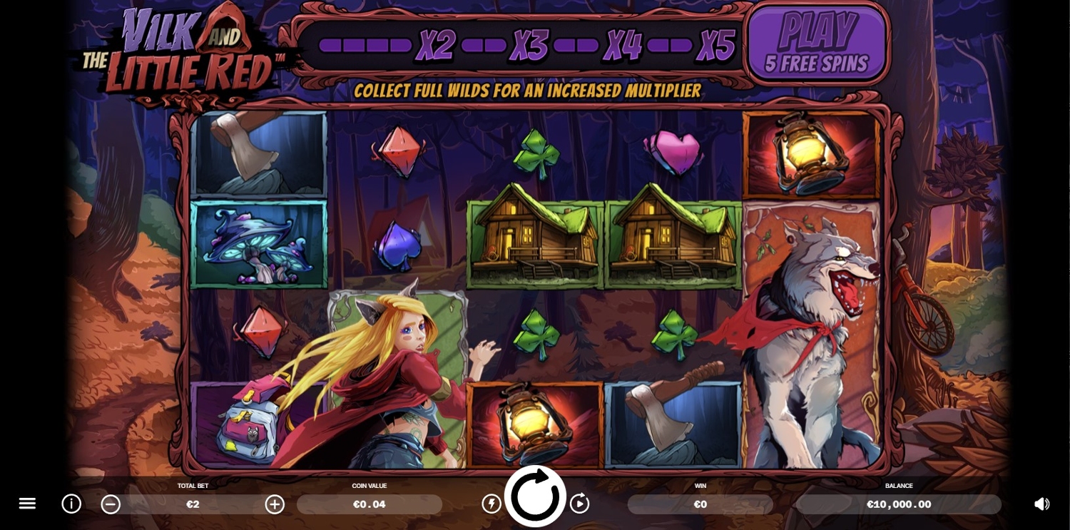 Vilk and Little Red Slot Gameplay