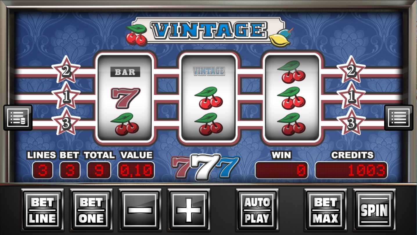 Vintage Slot Gameplay