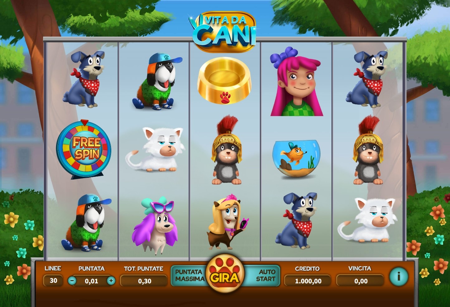 Vita da Cani Slot Gameplay