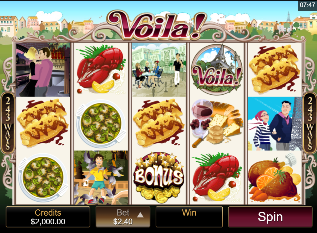 Voila! Slot Gameplay