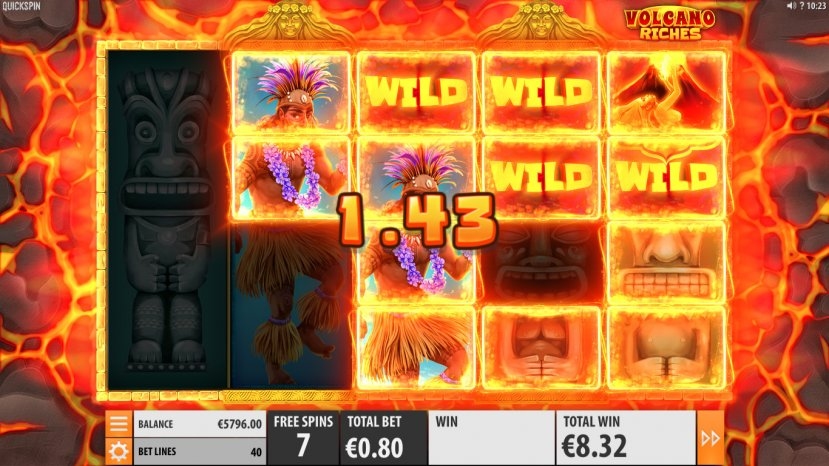 Volcano Riches Slot Gameplay