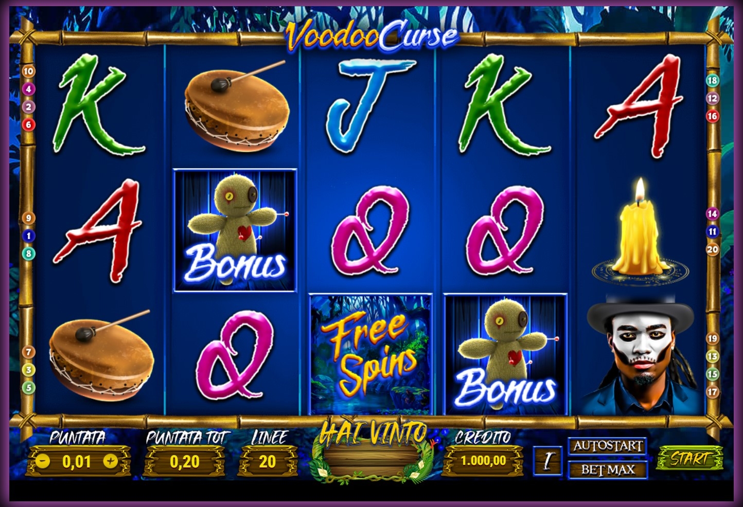 Voodoo Curse Slot Gameplay