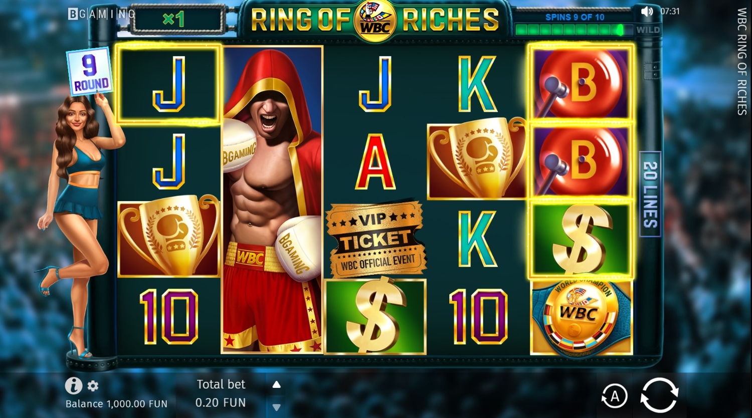 WBC Ring of Riches Slot Gameplay