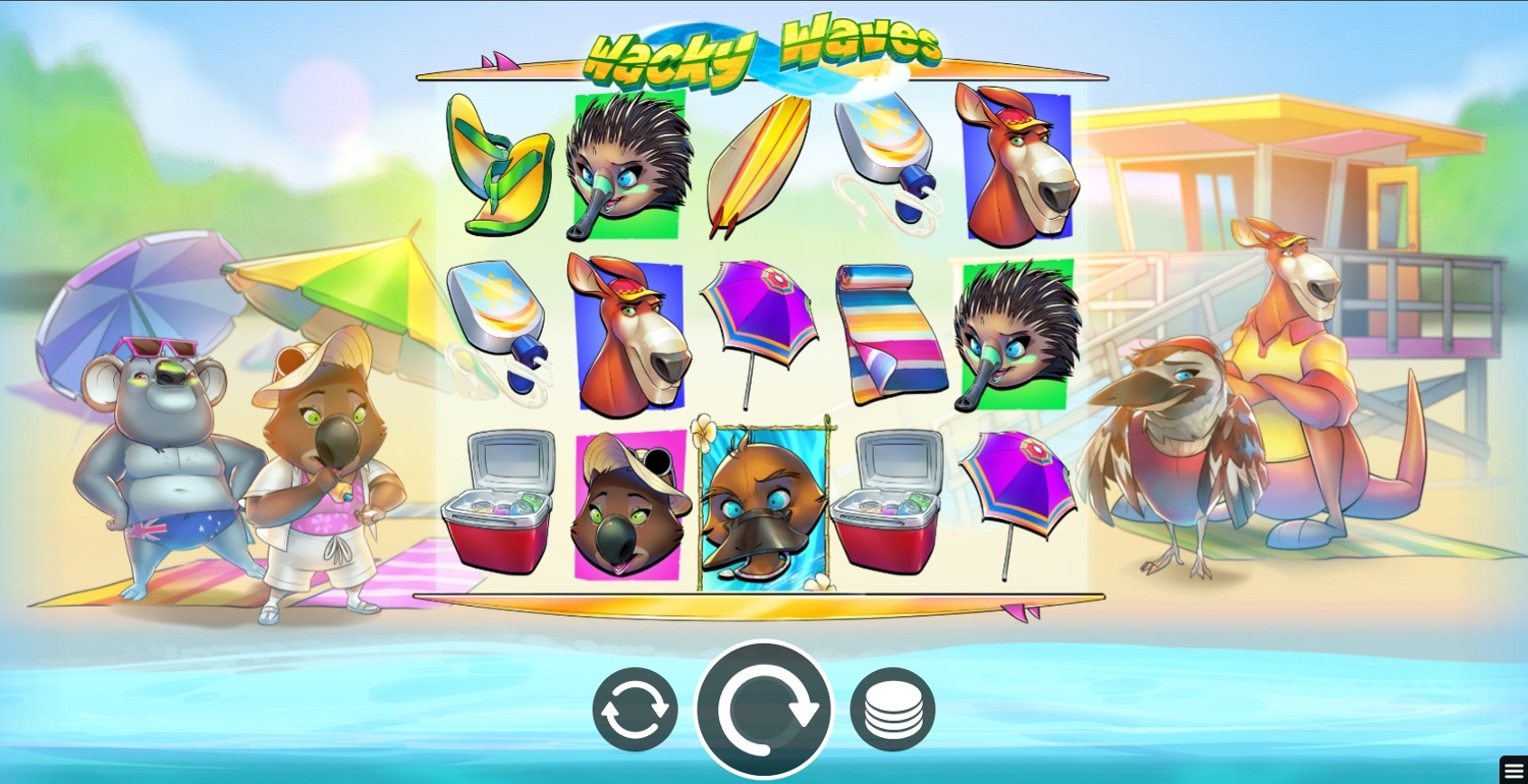 Wacky Waves Slot Gameplay