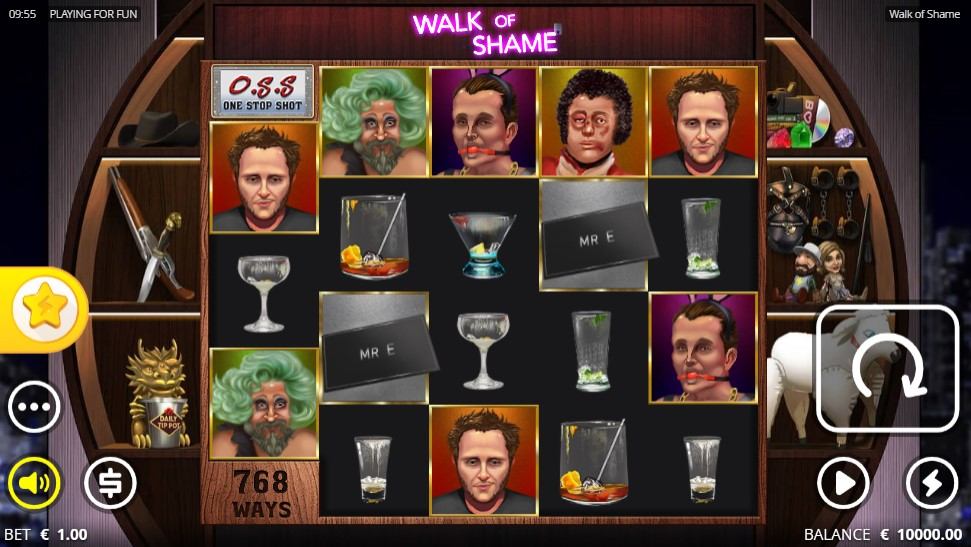 Walk of Shame Slot Gameplay