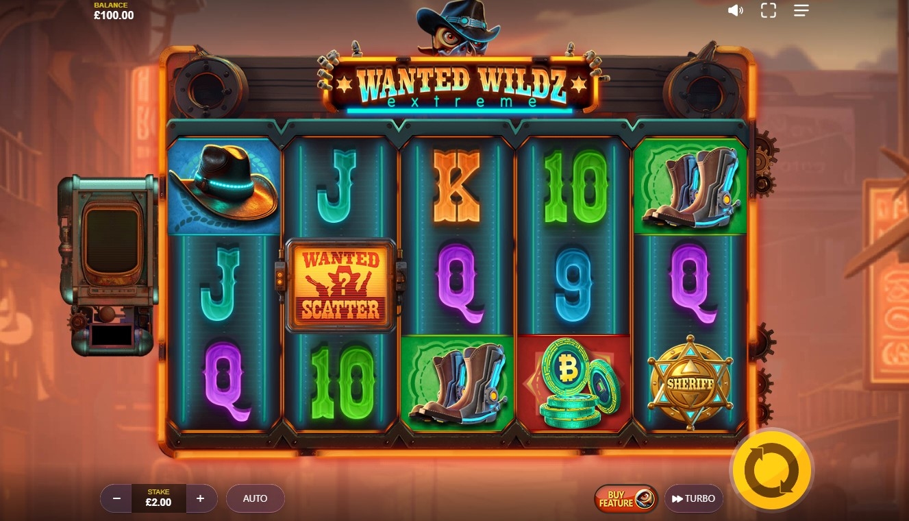Wanted Wildz Extreme Slot Gameplay