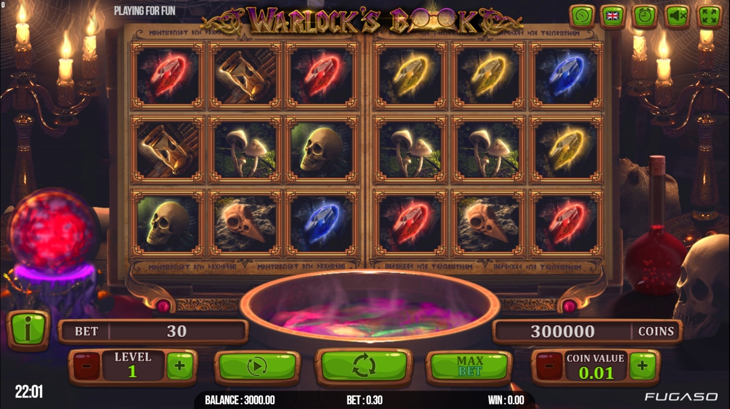 Warlock's Book Slot Gameplay